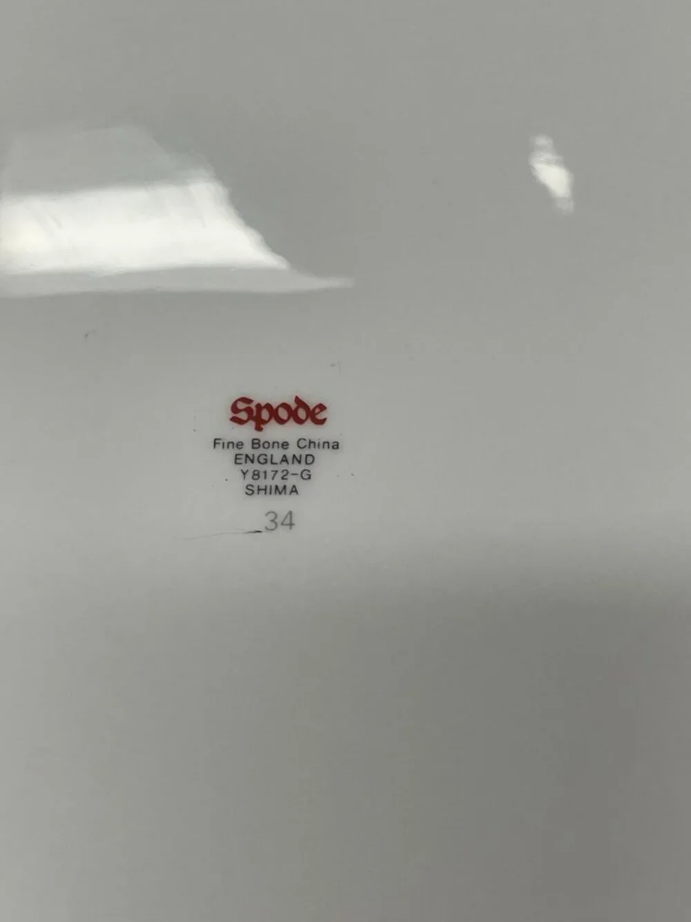Spode Shima Y8172-G 15” Oval Bone China Serving Platter